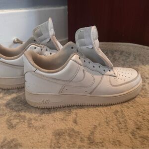 White Nike Air Force 1 Sneakers